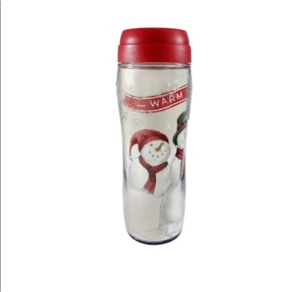Kohl’s On The Go thermal design travel cup with screw on lid plastic BPA…